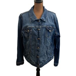 Torrid Denim Blue Jean Jacket Size 2 (18-20)